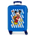 Luxusný detský ABS cestovný kufor MICKEY MOUSE Good Mood, 55x38x20cm, 34L, 4641465