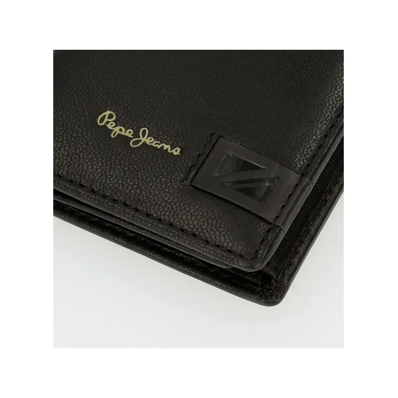 Pánska kožená peňaženka PEPE JEANS Strand Black / Čierna, 7432031