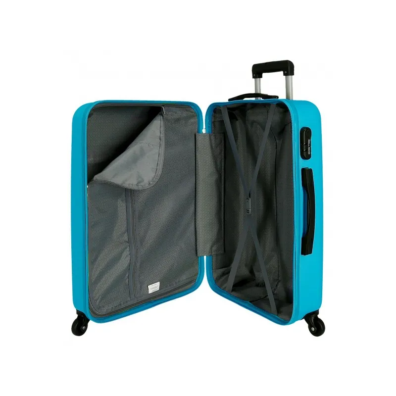 ROLL ROAD Flex Azul Claro, Sada ABS cestovných kufrov, 55-65-75cm, 584946A ROLL ROAD Flex Azul Claro, Sada ABS cestovných kufrov, 55-65-75cm, 584946A