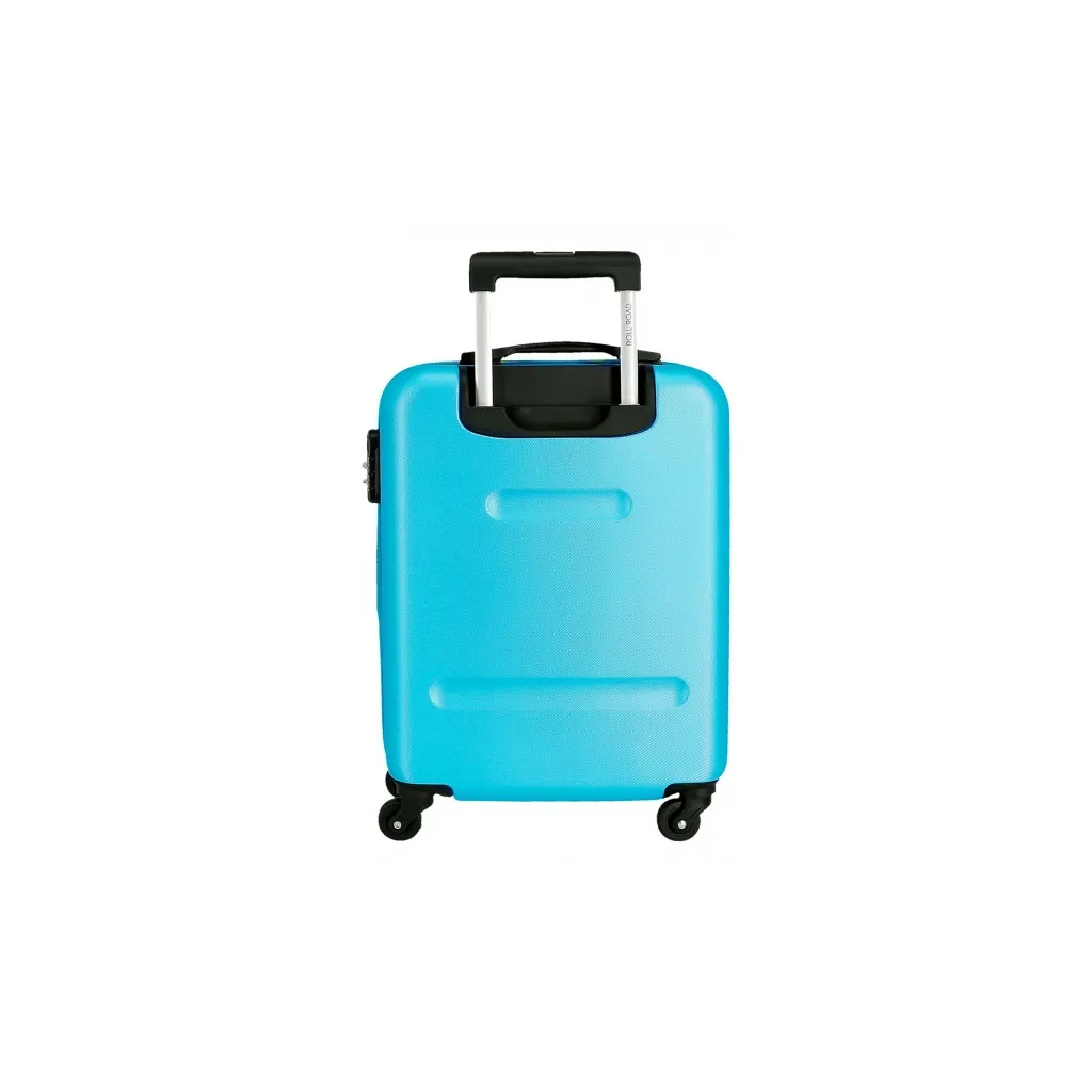 Sada ABS cestovných kufrov ROLL ROAD Flex Azul Claro – 3 veľkosti s otočnými kolieskami, 5849466