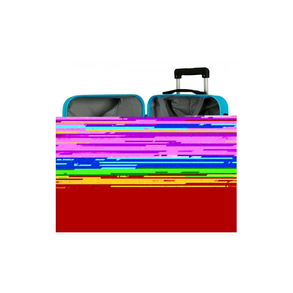 Sada ABS cestovních kufrů ROLL ROAD FLEX Azul Claro, 55-65-75cm, 584946A