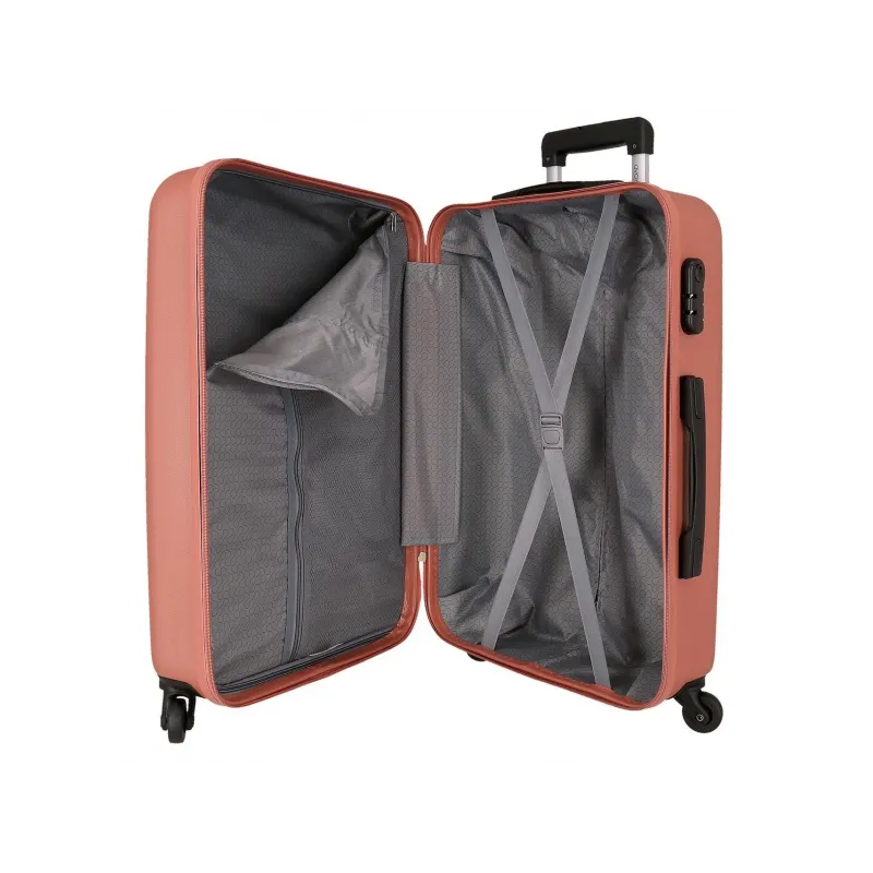 ROLL ROAD Flex Nude, ABS Cestovný kufor, 75x52x28cm, 91L, 584936C (large)