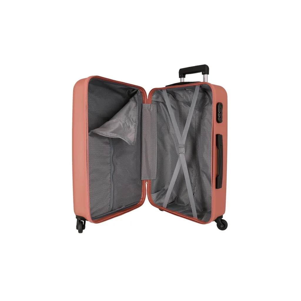 ABS Cestovní kufr ROLL ROAD FLEX Nude, 75x52x28cm, 91L, 584936C (large)