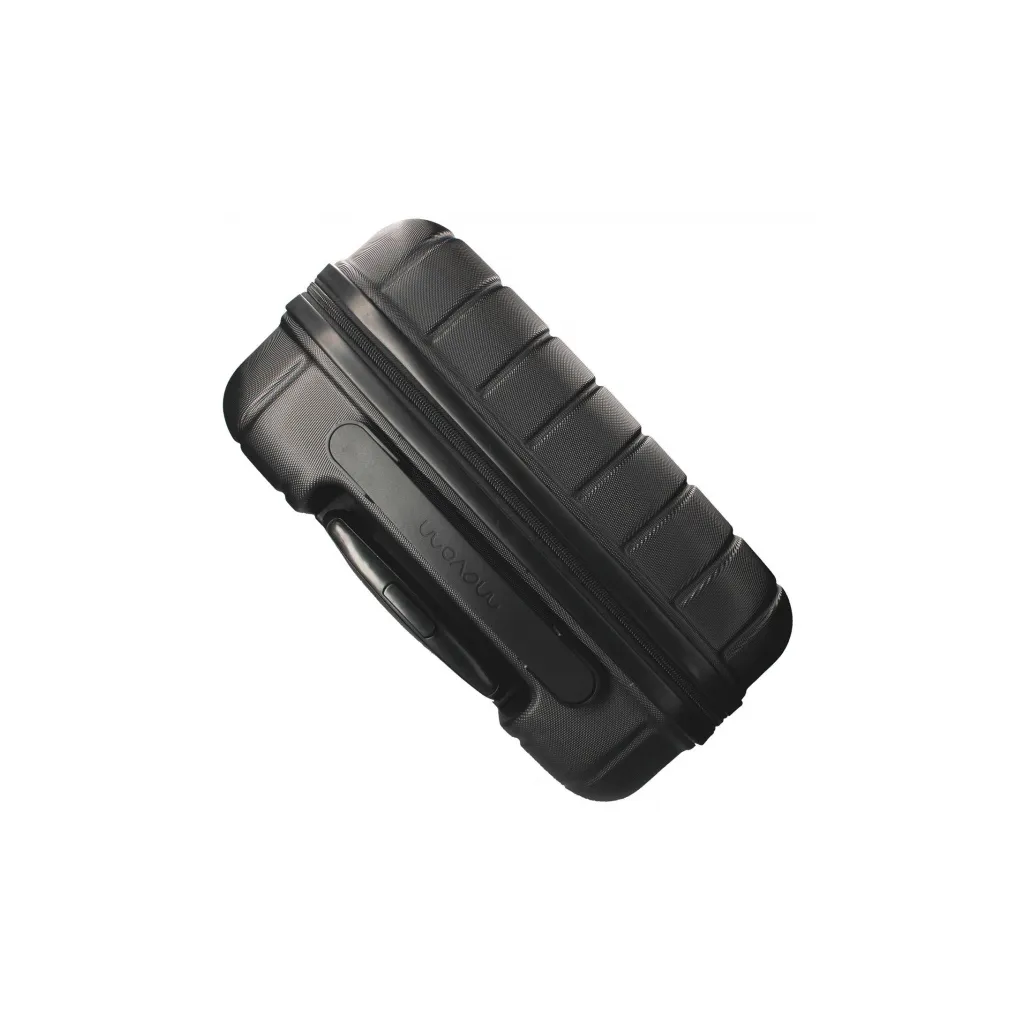 MOVOM Wood Black – Sada luxusných ABS cestovných kufrov 75/65/55 cm, TSA zámok