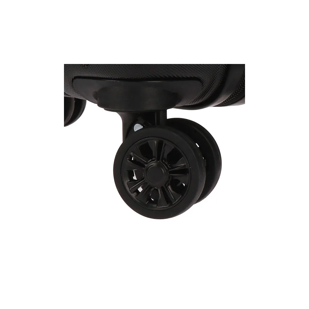 MOVOM Wood Black – Sada luxusných ABS cestovných kufrov 75/65/55 cm, TSA zámok