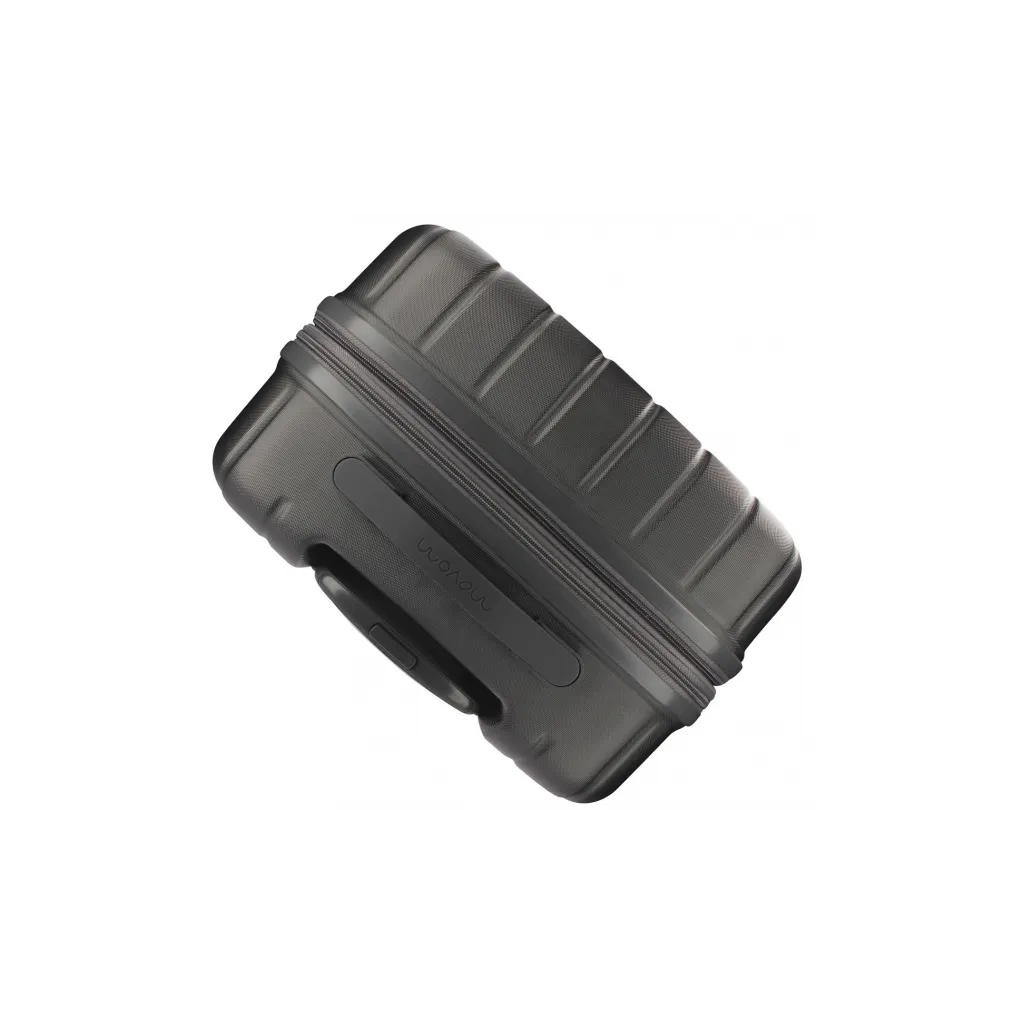 MOVOM Wood Antracite – Sada luxusných ABS cestovných kufrov 75/65/55 cm, TSA zámok