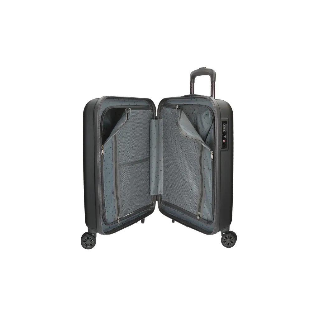 MOVOM Wood Antracite – Sada luxusných ABS cestovných kufrov 75/65/55 cm, TSA zámok