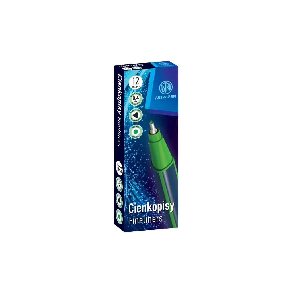 Tenké pero 0,4 mm ASTRAPEN zelené