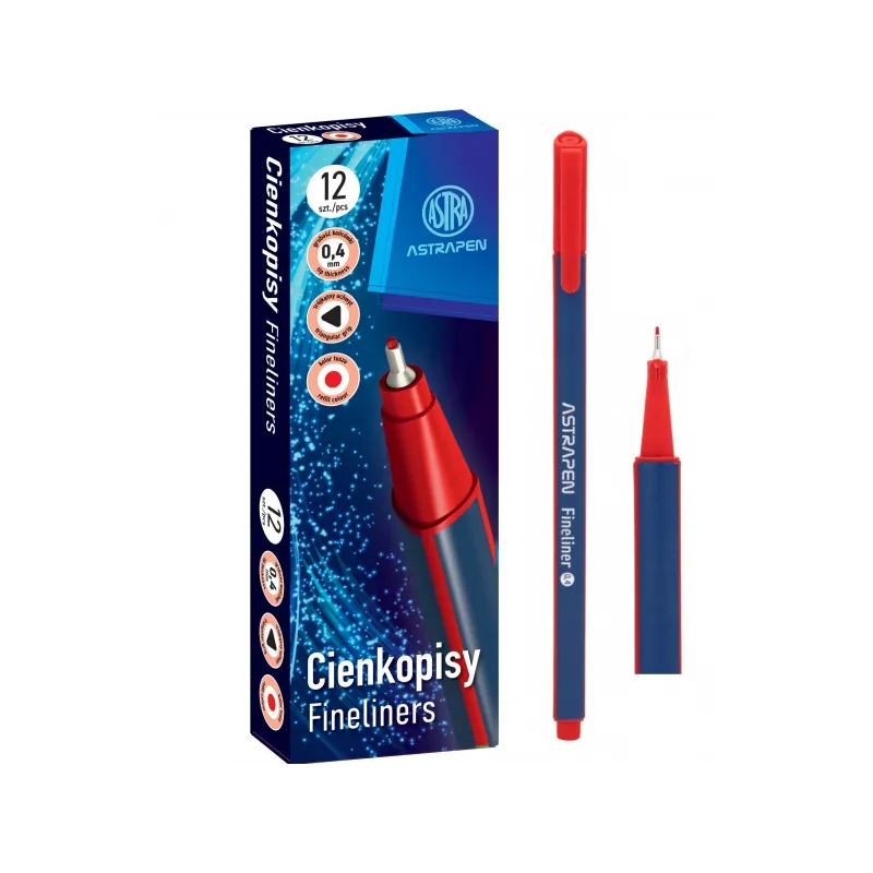 ASTRAPen, Liner 0,4mm, červený, 202023007