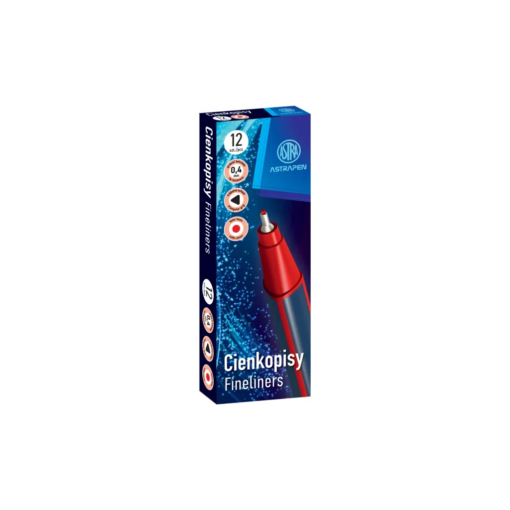 ASTRAPen, Liner 0,4mm, červený, 202023007