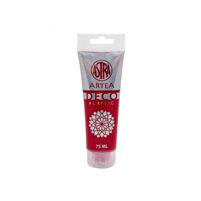 ARTEA Deco, Akrylová barva 75ml, Deep Red / Tmavá Červená, 309123005