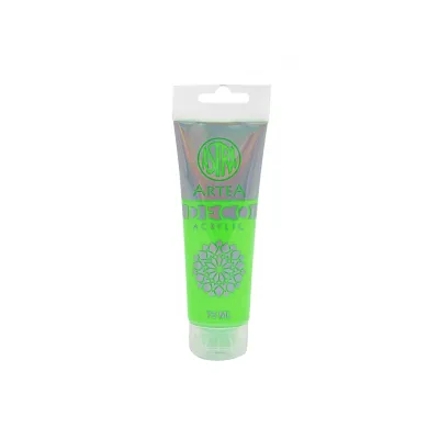 ARTEA Deco, Akrylová barva 75ml, Neon Green / Zelená Neonová, 309123019