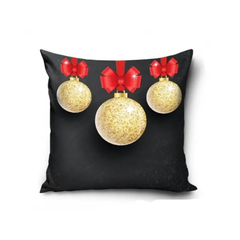 Vianočná obliečka na vankúšik Black/Gold, 40/40cm,PNL231230 Vianočná obliečka na vankúšik Black/Gold, 40/40cm,PNL231230