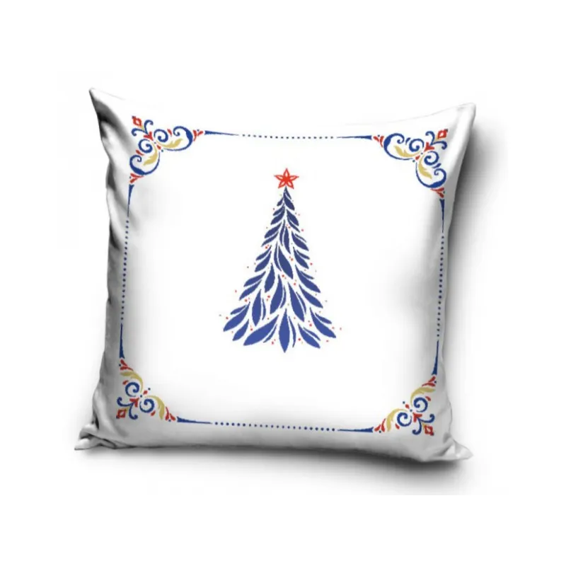 Vianočná obliečka na vankúšik Blue Tree, 40/40cm, PNL231233 Vianočná obliečka na vankúšik Blue Tree, 40/40cm, PNL231233