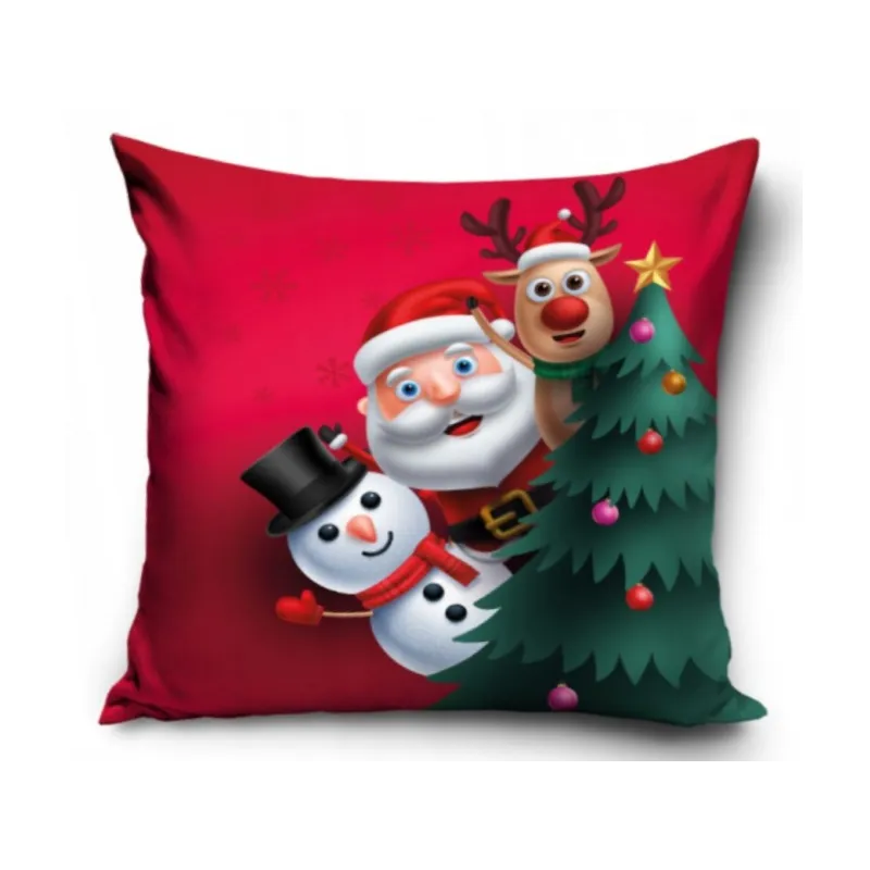 Vianočná obliečka na vankúšik Mikuláš, 40/40cm, PNL237028 Vianočná obliečka na vankúšik Mikuláš, 40/40cm, PNL237028