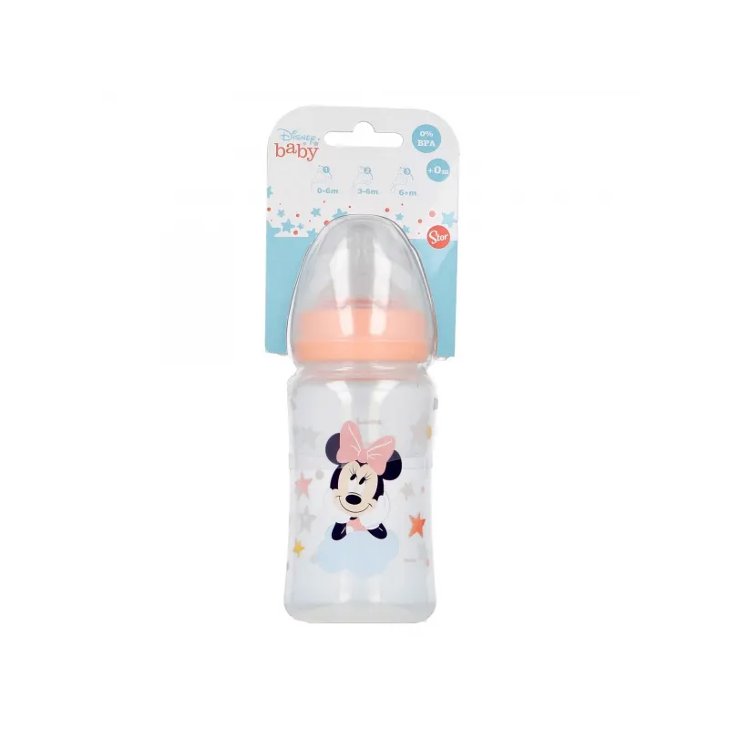 Dojčenská fľaša MINNIE MOUSE, 0+, 240ml, 13102 Dojčenská fľaša MINNIE MOUSE, 0+, 240ml, 13102