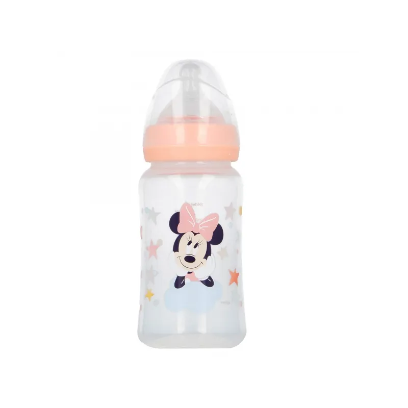 Dojčenská fľaša MINNIE MOUSE, 0+, 240ml, 13102
