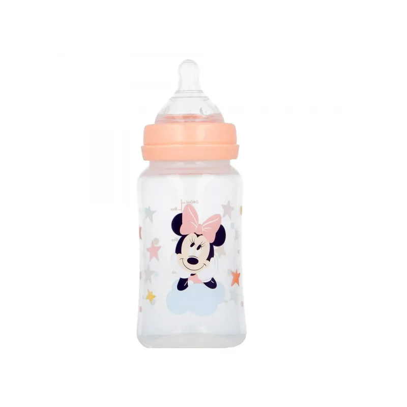 Dojčenská fľaša MINNIE MOUSE, 0+, 240ml, 13102 Dojčenská fľaša MINNIE MOUSE, 0+, 240ml, 13102