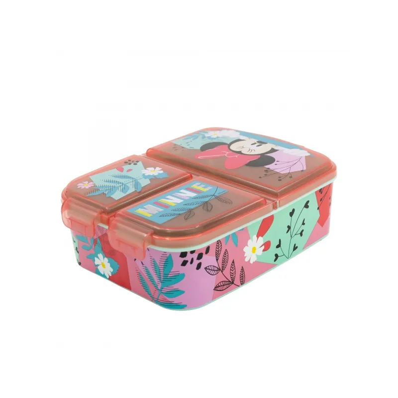 Delený plastový box na desiatu MINNIE MOUSE, 74420 Delený plastový box na desiatu MINNIE MOUSE, 74420