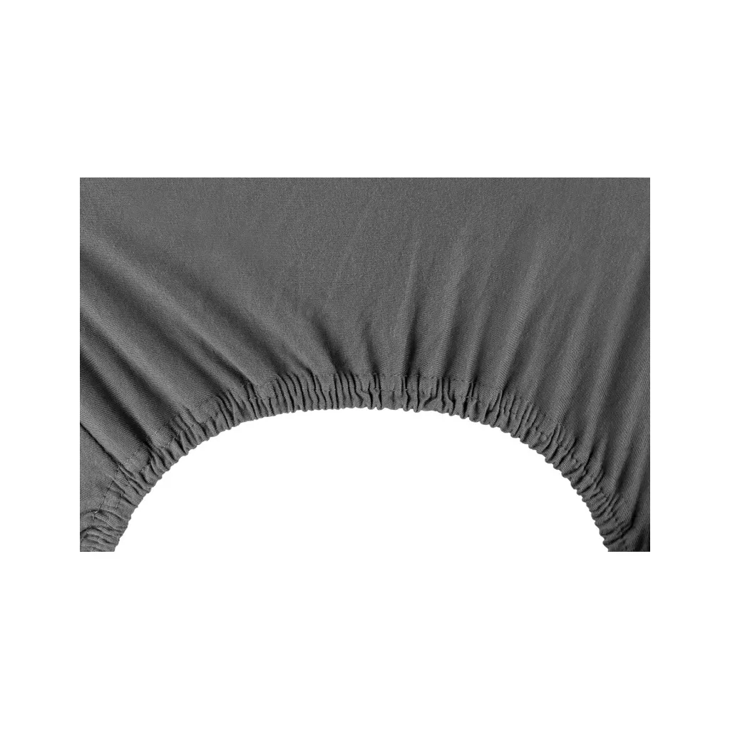 DecoKing, Prostěradlo/plachta Amber 180-200/200cm, grafitová