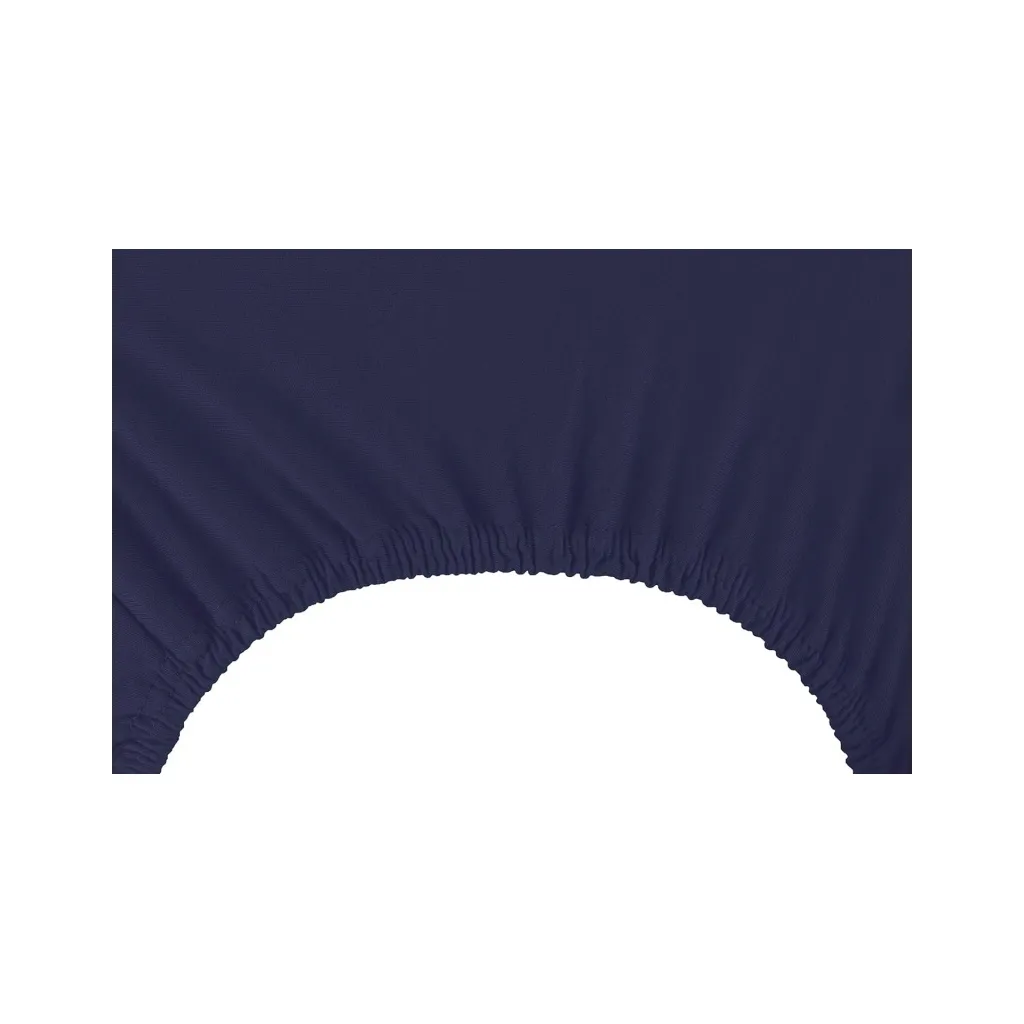 DecoKing, Prostěradlo / prostěradlo Amber 180-200/200cm, tmavě modrá