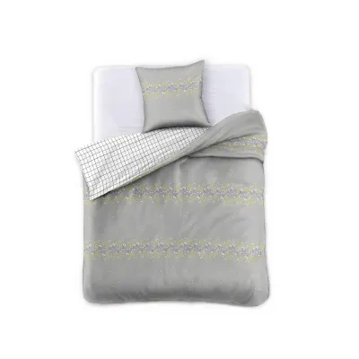 DecoKing, Oboustranné povlečení Sparkle, 140/200+70/90cm, bavlněný satén