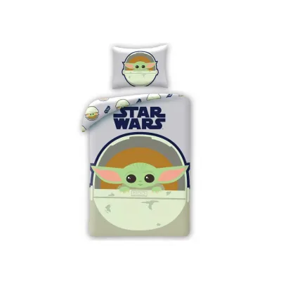 Oboustranné bavlněné povlečení STAR WARS Baby Yoda, 140/200+70/90, STM1526BL Oboustranné bavlněné povlečení STAR WARS Baby Yoda, 140/200+70/90, STM1526BL