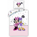 Oboustranné bavlněné povlečení MINNIE MOUSE, 140/200+70/90, MN380BL
