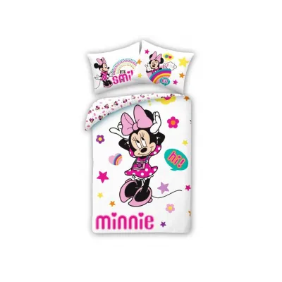 Obojstranné bavlnené obliečky Halantex MINNIE MOUSE, 140/200+70/90, MN1967BL Obojstranné bavlnené obliečky Halantex MINNIE MOUSE, 140/200+70/90, MN1967BL