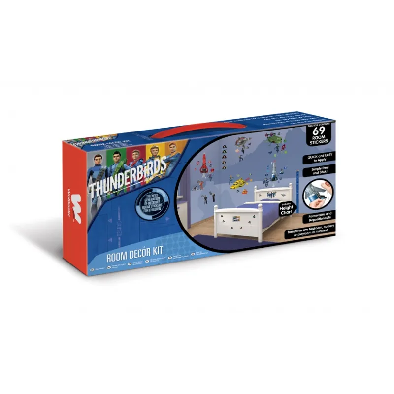 WALLTASTIC Velké samolepky na zeď THUNDERBIRDS 69ks WALLTASTIC Velké samolepky na zeď THUNDERBIRDS 69ks