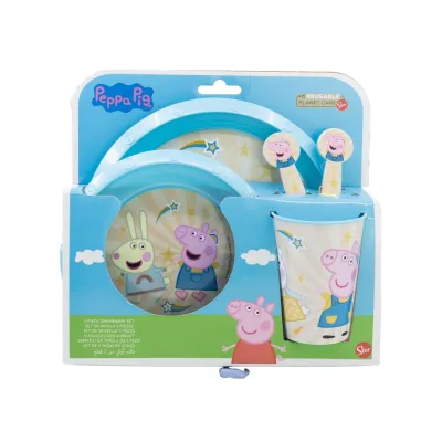 detsky-plastovy-riad-peppa-pig-tanier-miska-pohar-pribor-52815