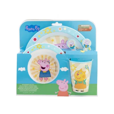 detsky-plastovy-riad-peppa-pig-tanier-miska-pohar-pribor-41260