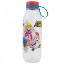 Plastová fľaša so silikónovým pútkom Super Mario, 650ml, 21486