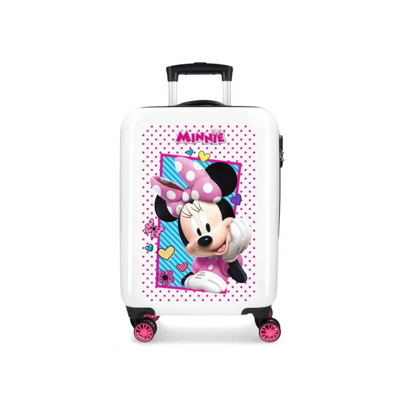 Luxusný detský ABS cestovný kufor MINNIE MOUSE Joy, 55x38x20cm, 34L, 2391462 Luxusný detský ABS cestovný kufor MINNIE MOUSE Joy, 55x38x20cm, 34L, 2391462