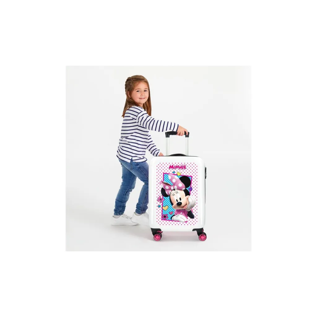 Detský cestovný kufor MINNIE MOUSE Joy, 55x38x20 cm, 34L – Štýlový a odolný kufor pre deti