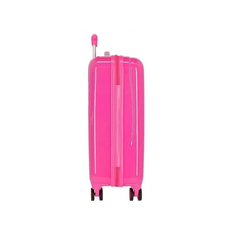 Luxusní dětský ABS cestovní kufr DISNEY FROZEN Sparkle Pink, 55x38x20cm, 34L, 2421431