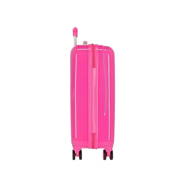 Luxusný detský ABS cestovný kufor DISNEY FROZEN Sparkle Pink, 55x38x20cm, 34L, 2421431