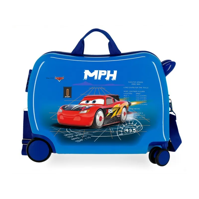 Dětský cestovní kufr na kolečkách / odrážedlo DISNEY CARS Blue, 2089821