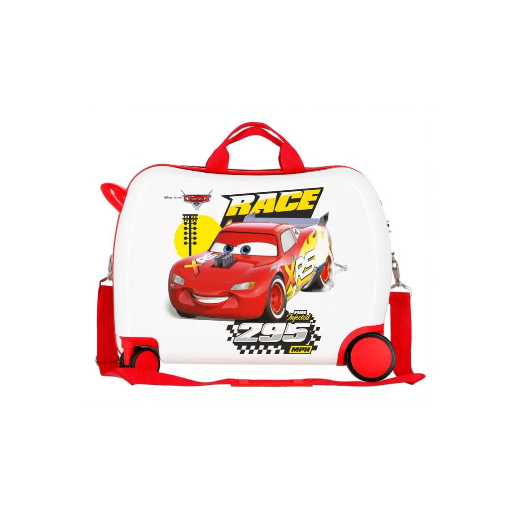 Detský kufor / odrážadlo DISNEY CARS Joy – Kufor na kolieskach pre deti