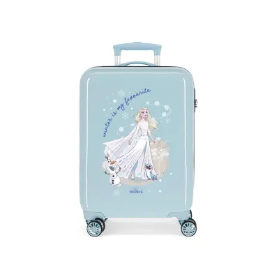 Luxusný detský ABS cestovný kufor DISNEY FROZEN Winter, 55x38x20cm, 34L, 2311421