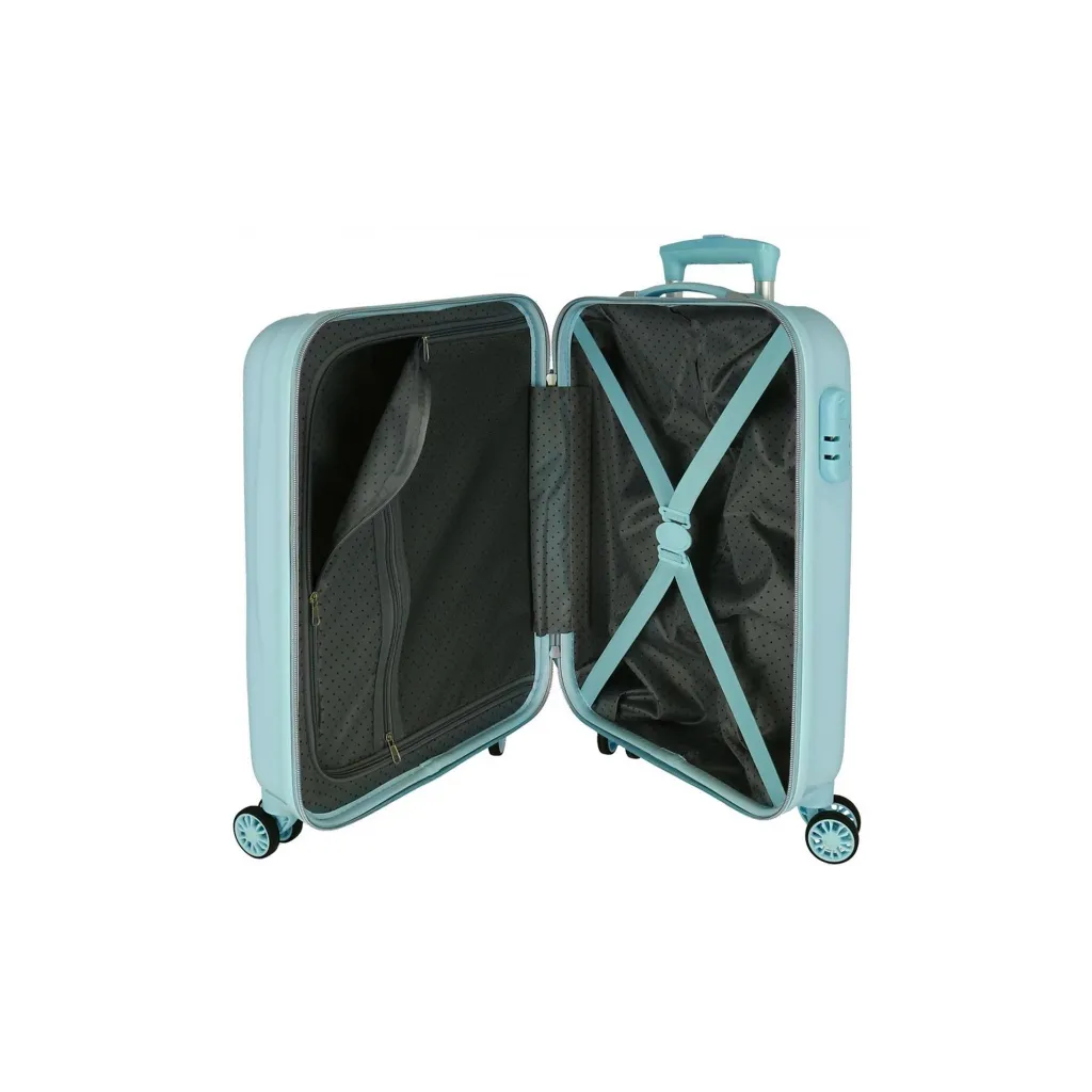 Luxusní dětský ABS cestovní kufr DISNEY FROZEN Frosted, 55x38x20cm, 34L, 2431721