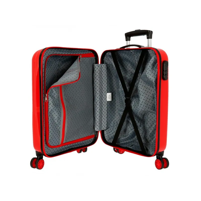 Luxusný ABS cestovný kufor DISNEY CARS Rusteeze Red, 55x38x20cm, 34L, 2391721 Luxusný ABS cestovný kufor DISNEY CARS Rusteeze Red, 55x38x20cm, 34L, 2391721
