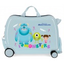 Detský cestovný kufor na kolieskach / odrážadlo MONSTERS INC., 34L, 2459863
