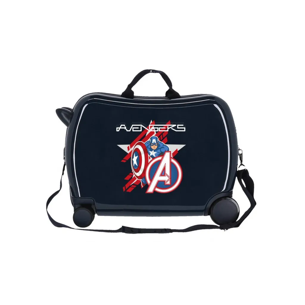 Dětský cestovní kufr na kolečkách / odrážedlo AVENGERS Shield, 34L, 2479863