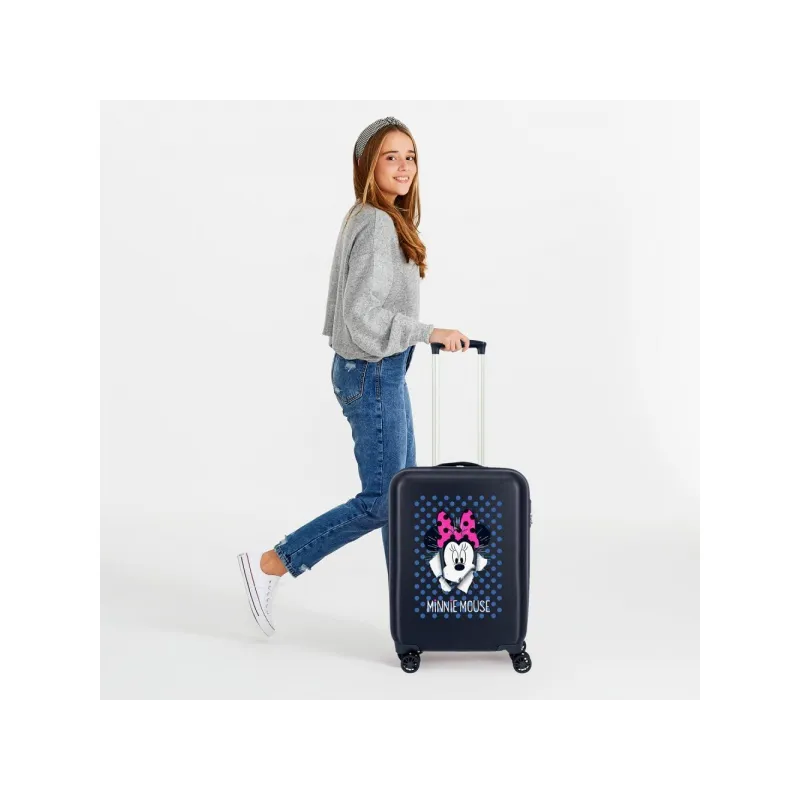 Luxusný detský ABS cestovný kufor MINNIE MOUSE Sunny Day, 55x38x20cm, 34L, 3051727 Luxusný detský ABS cestovný kufor MINNIE MOUSE Sunny Day, 55x38x20cm, 34L, 3051727