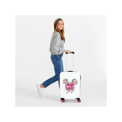 Luxusný detský ABS cestovný kufor MINNIE MOUSE Sunny Day, 55x38x20cm, 34L, 3051721 Luxusný detský ABS cestovný kufor MINNIE MOUSE Sunny Day, 55x38x20cm, 34L, 3051721