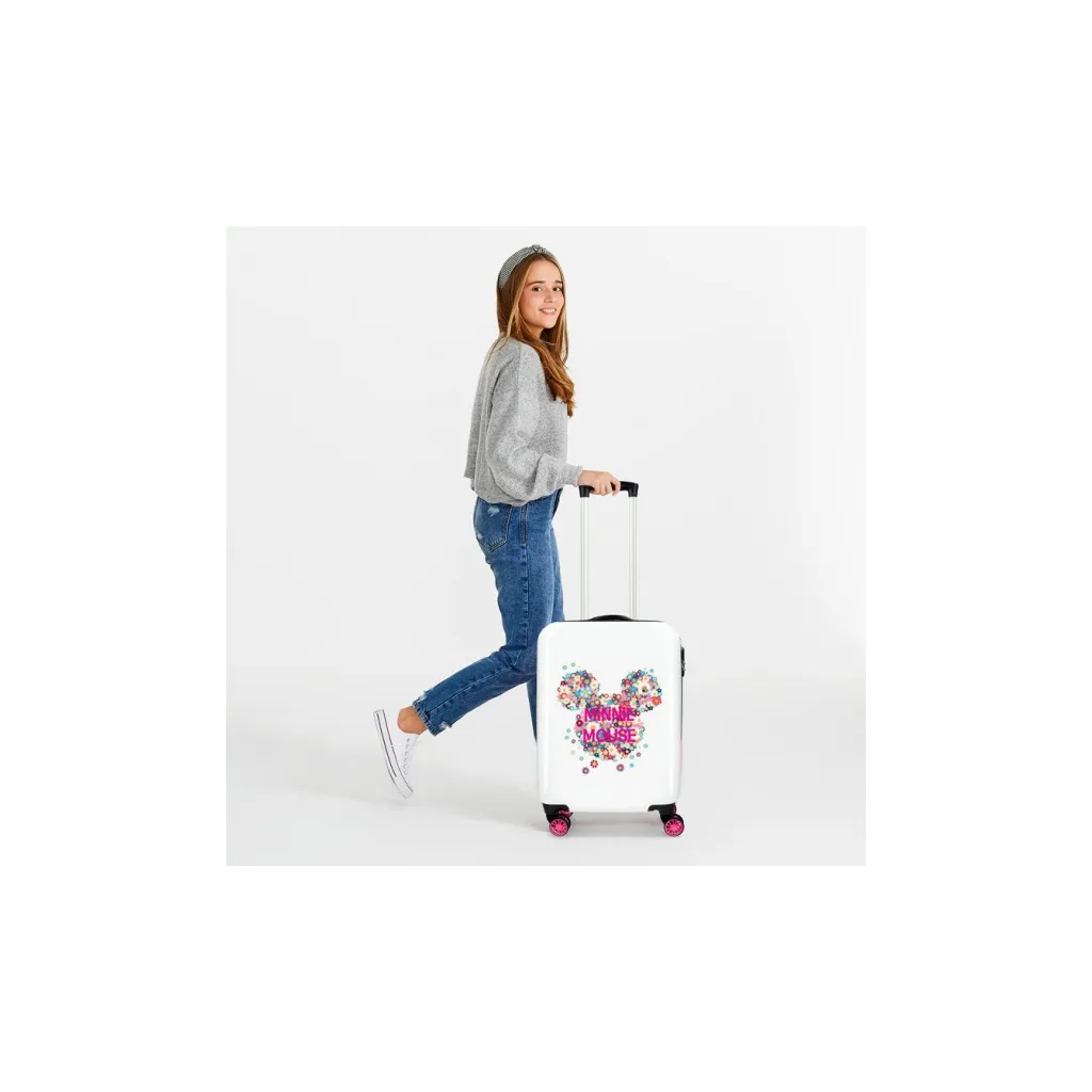 Luxusní dětský ABS cestovní kufr MINNIE MOUSE Sunny Day, 55x38x20cm, 34L, 3051721