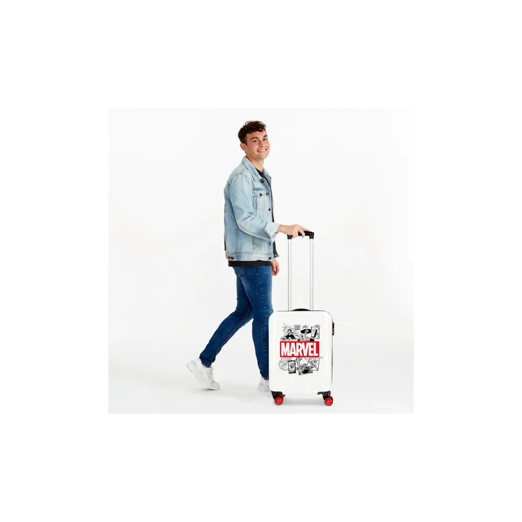 Detský cestovný kufor MARVEL ABS 55 cm, 34 l – superhrdinský dizajn
