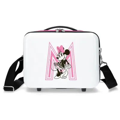 ABS Cestovný kozmetický kufrík MINNIE MOUSE Pink, 21x29x15cm, 9L, 3413922 ABS Cestovný kozmetický kufrík MINNIE MOUSE Pink, 21x29x15cm, 9L, 3413922