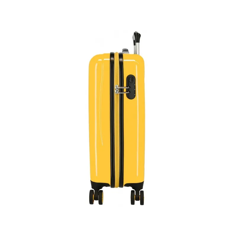 Luxusný ABS cestovný kufor SPONGEBOB Yellow, 55x38x20cm, 34L, 2771721 Luxusný ABS cestovný kufor SPONGEBOB Yellow, 55x38x20cm, 34L, 2771721